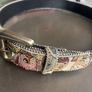 Absolutely Fresh Genuine Bond Leather Belt People Diversity Tapestry Small USA